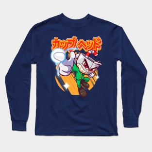 YUYU CUPHEAD Long Sleeve T-Shirt